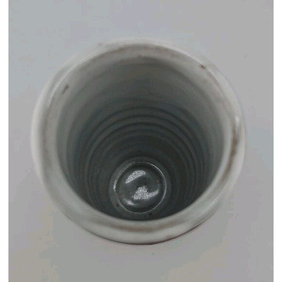 Stephen Pearce Studio Art Pottery Vase Shanagarry Irish Pottery Redware White - Picture 10 of 11